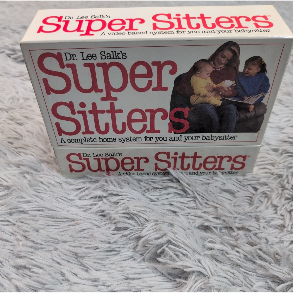 Vtg Dr. Lee Salk's Super Sitters Complete Home System You Babysitter 1992 VHS